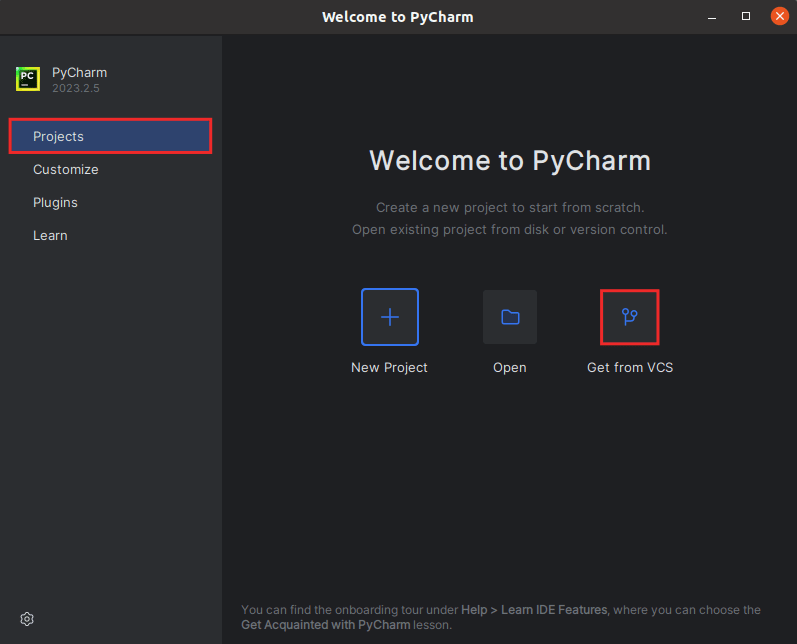 pycharm linux 7