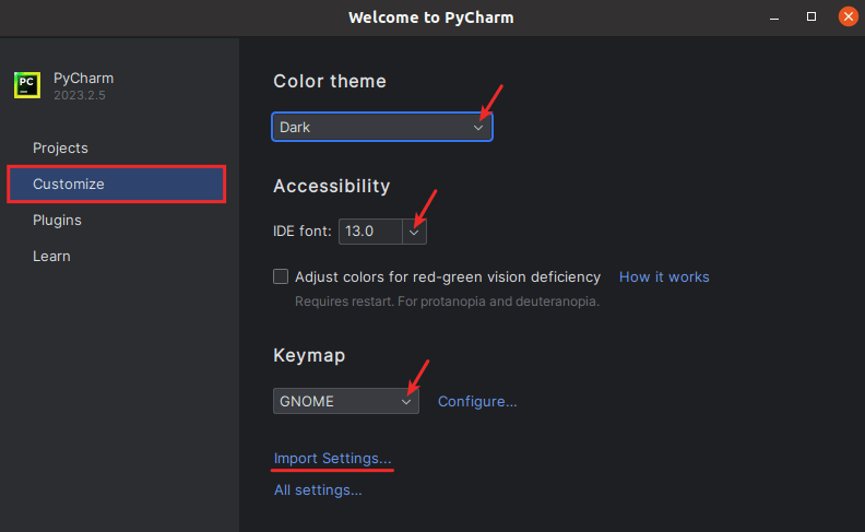 pycharm linux 8