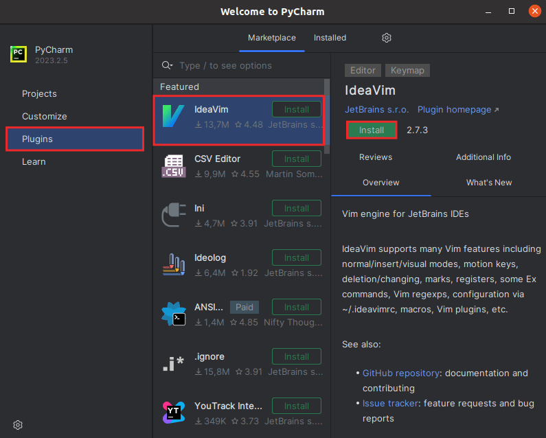 pycharm linux 9