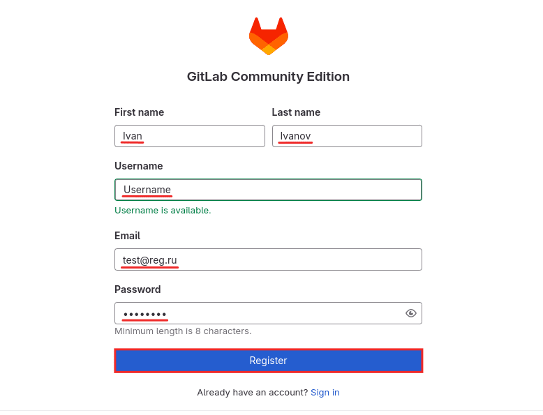 gitlab centos 2