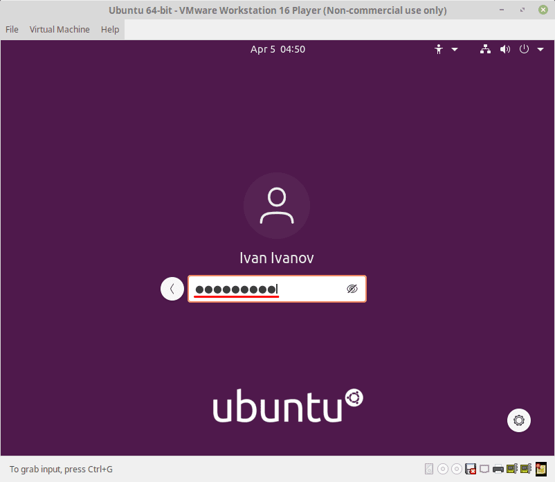 настройка виртуальной машины ubuntu 2
