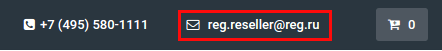 как связаться с разработчиками в REG.Reseller