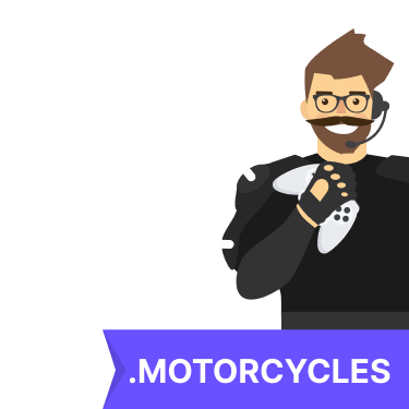 Снижена цена на домен MOTORCYCLES