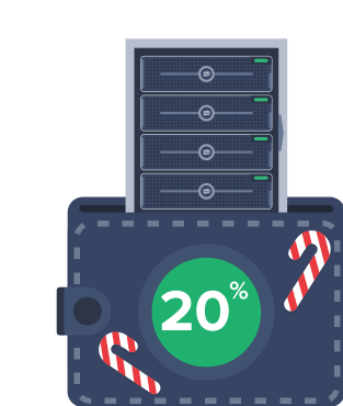 До 31 декабря: 20% от суммы в подарок — при заказе Сервера для бизнеса!